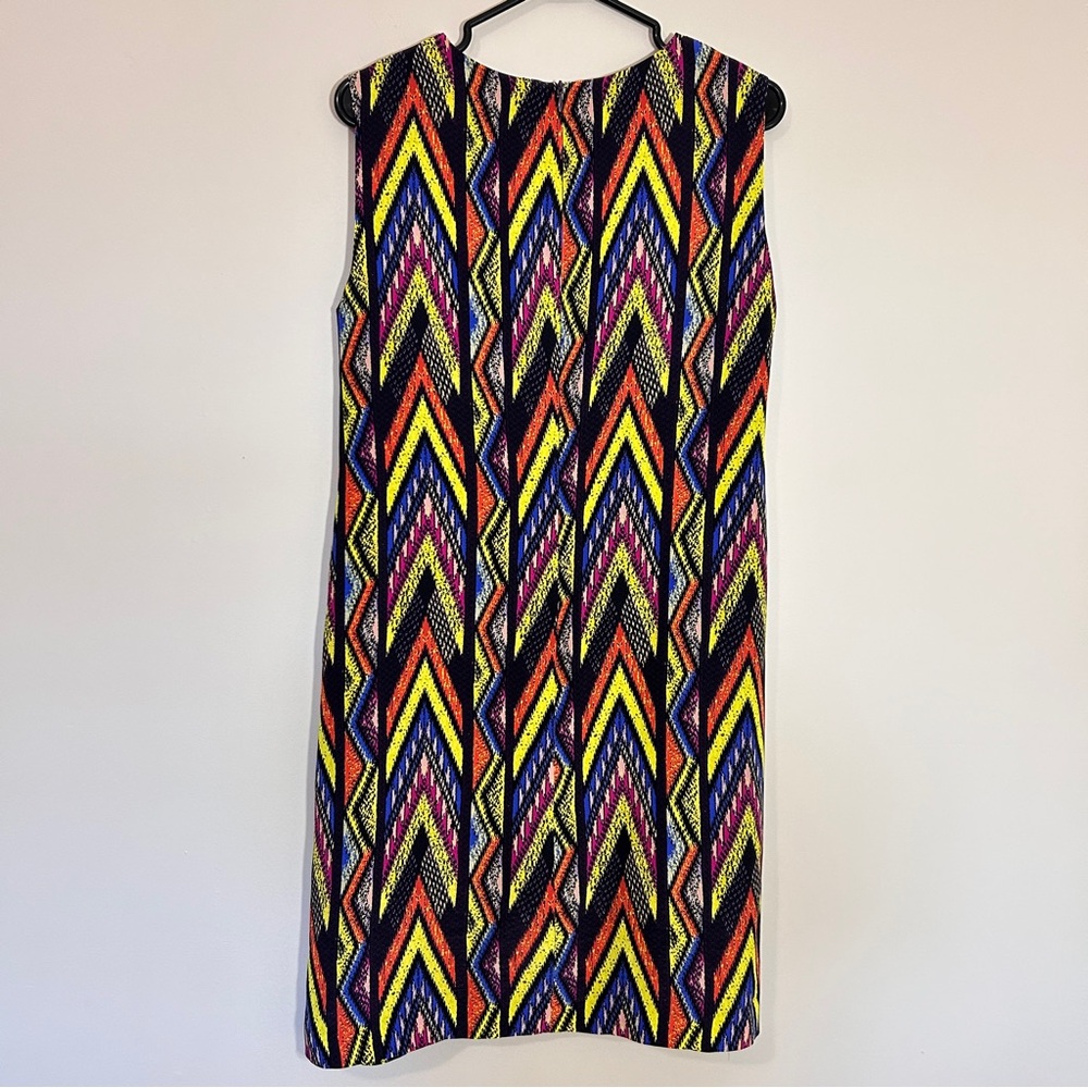 M Missoni multicolour zig-zag sleeveless silk shift dress - Picture 5 of 11